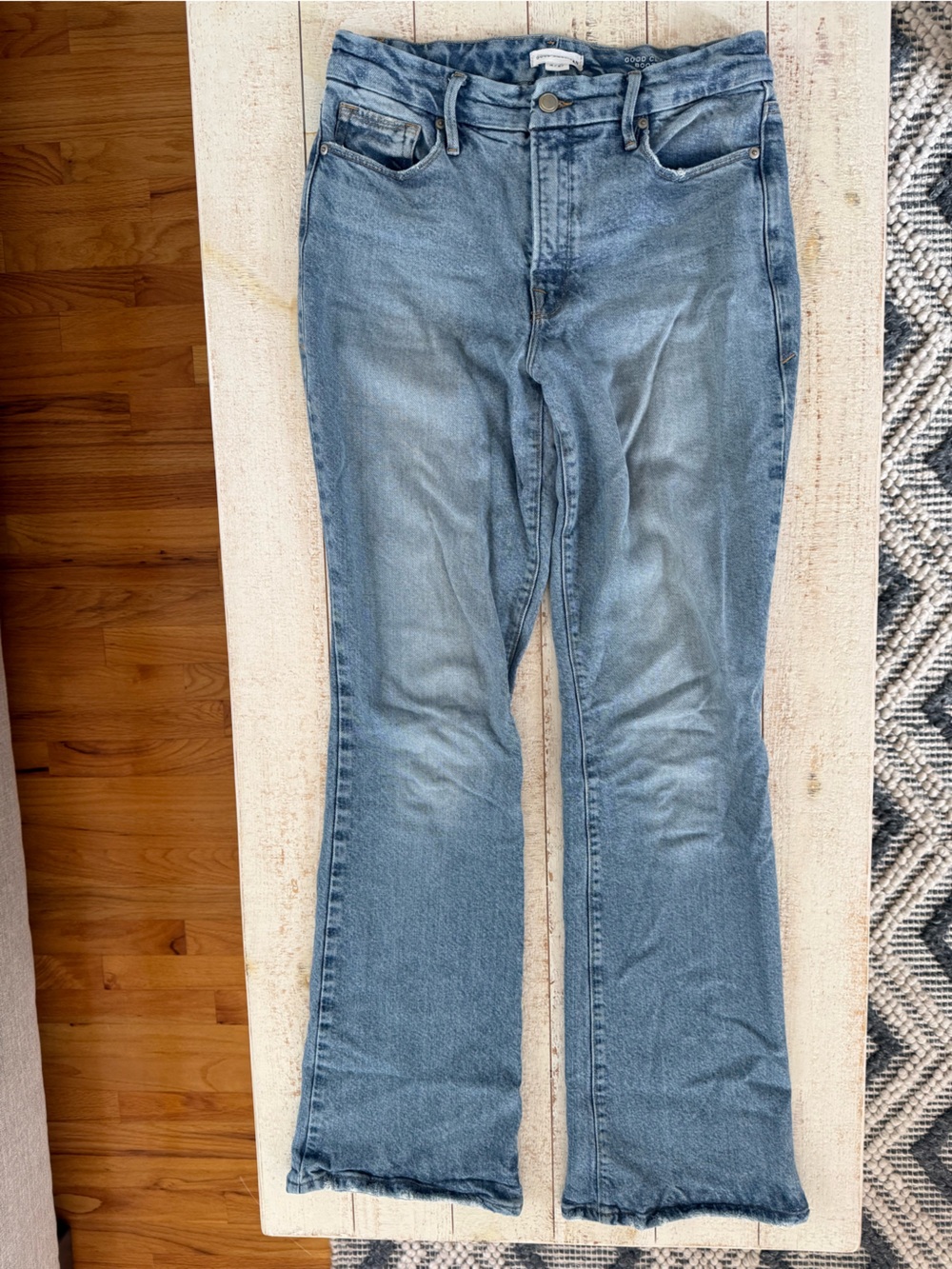Good American Light Blue Women's Bootcut Jeans